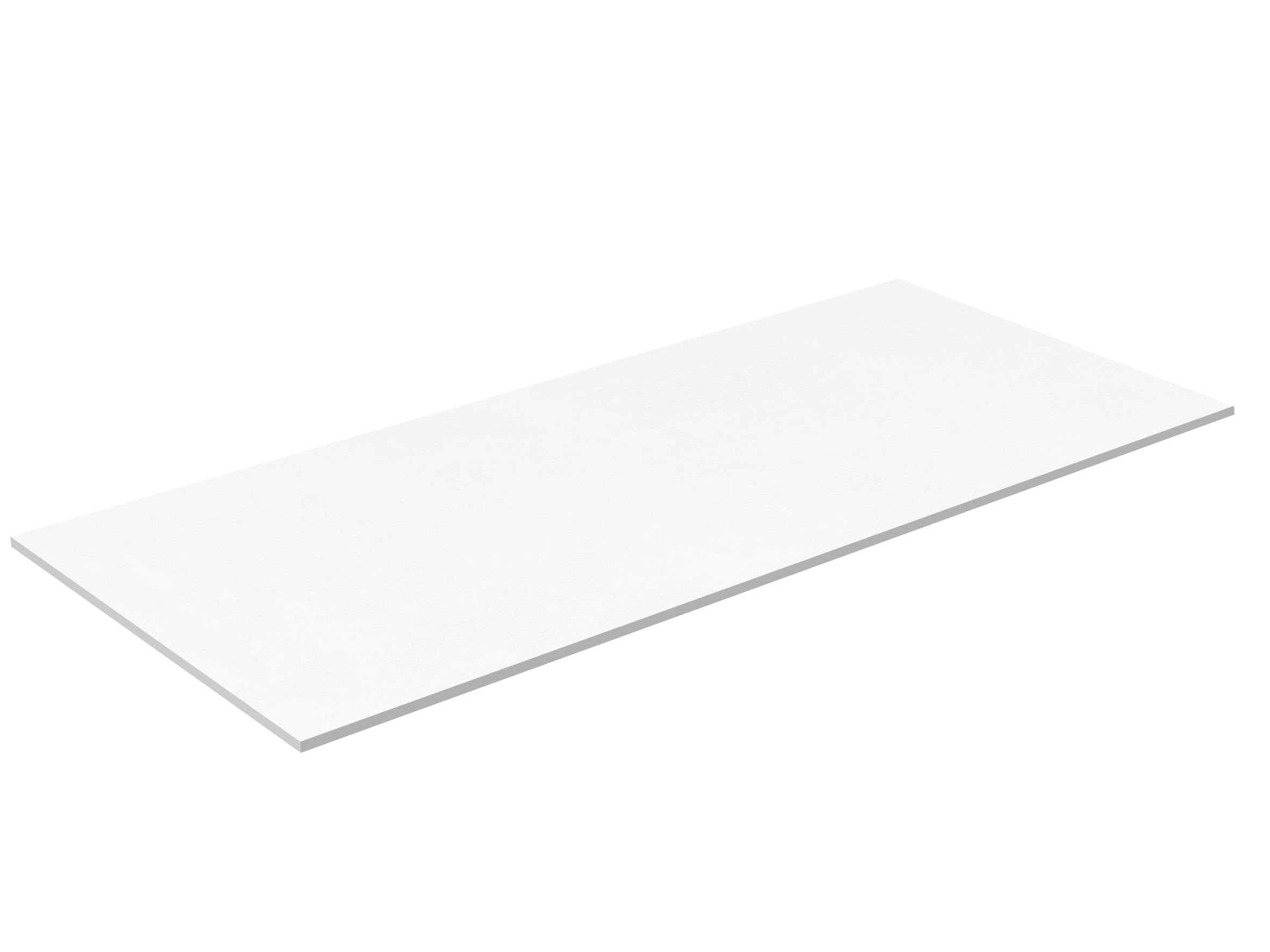 SanoBlu HPL wastafelblad 100 cm mat wit