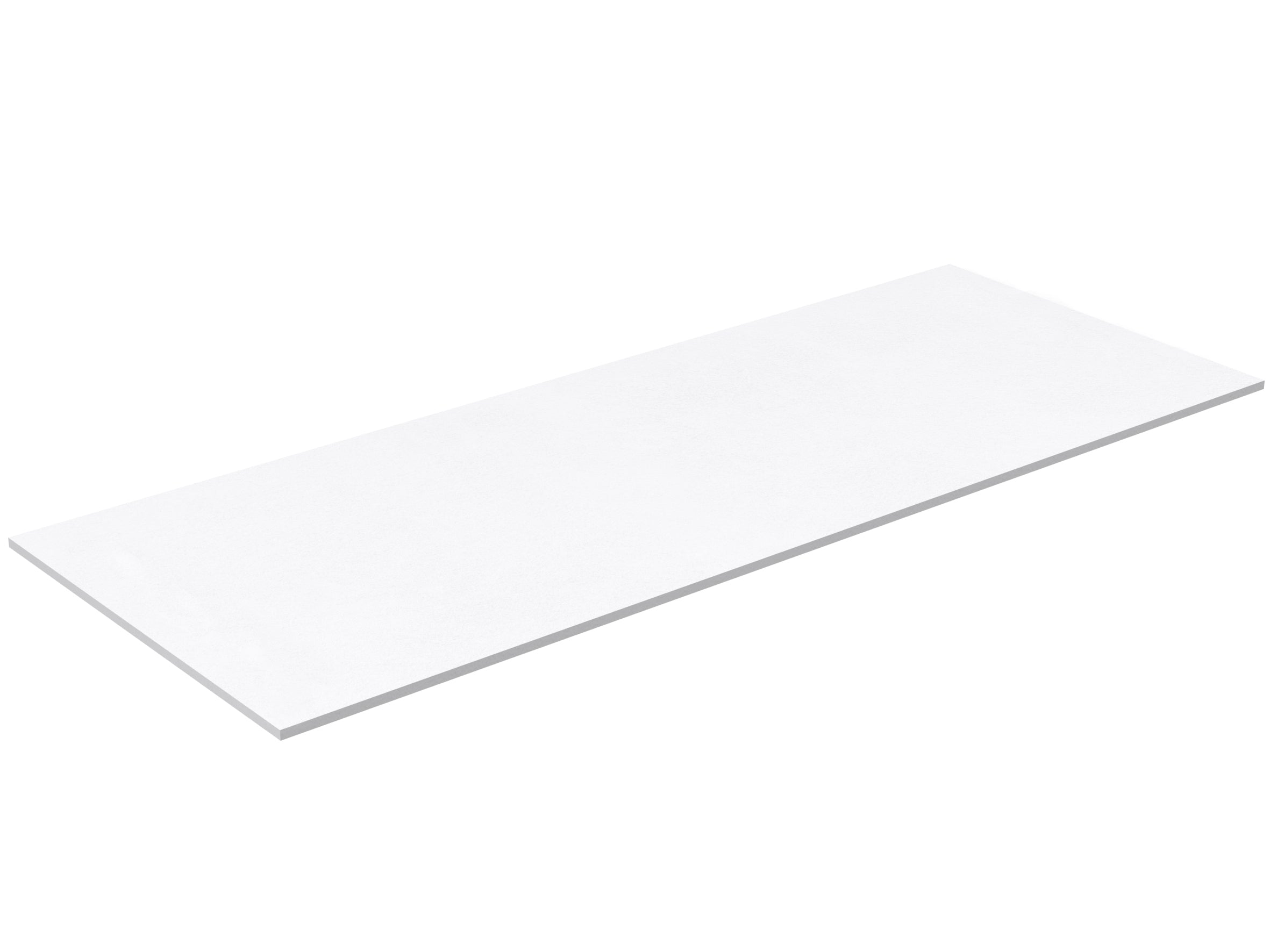 SanoBlu HPL wastafelblad 120 cm mat wit