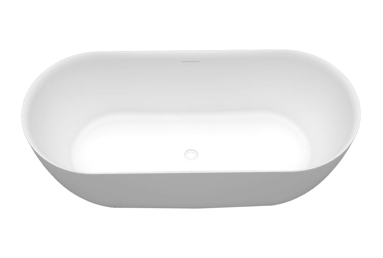 Sanoblu Linea vrijstaand ligbad 180 x 80 cm acryl glans wit met waste 4