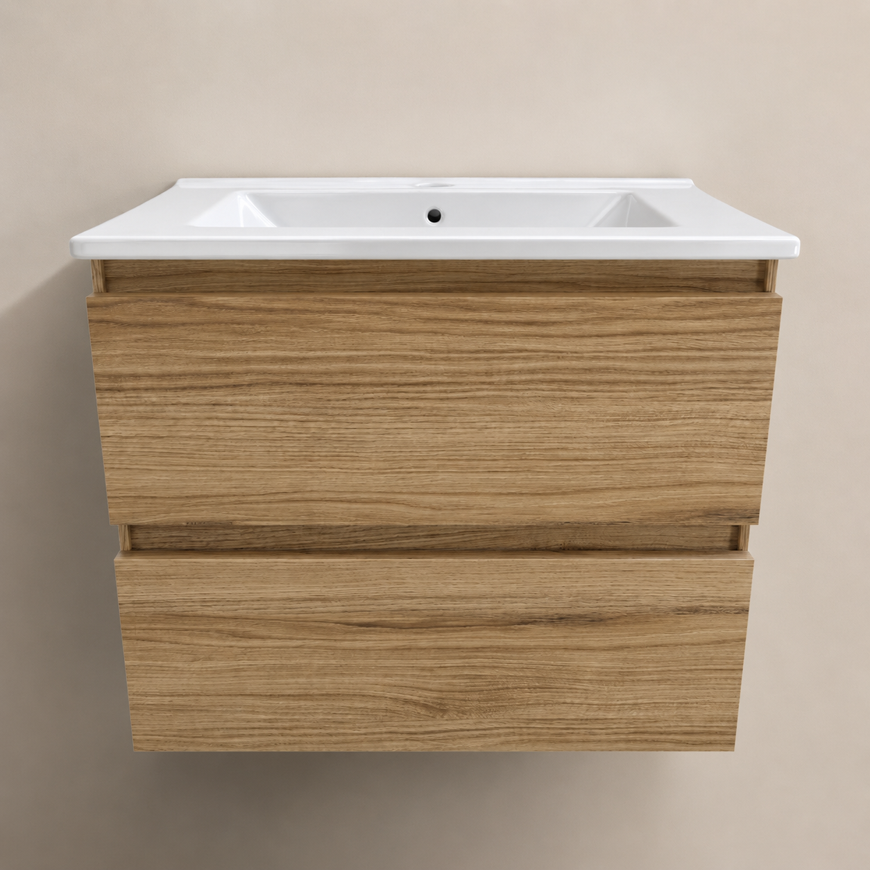 SanoBlu Sella badkamer meubel  60 cm Chai met keramische wastafel 4