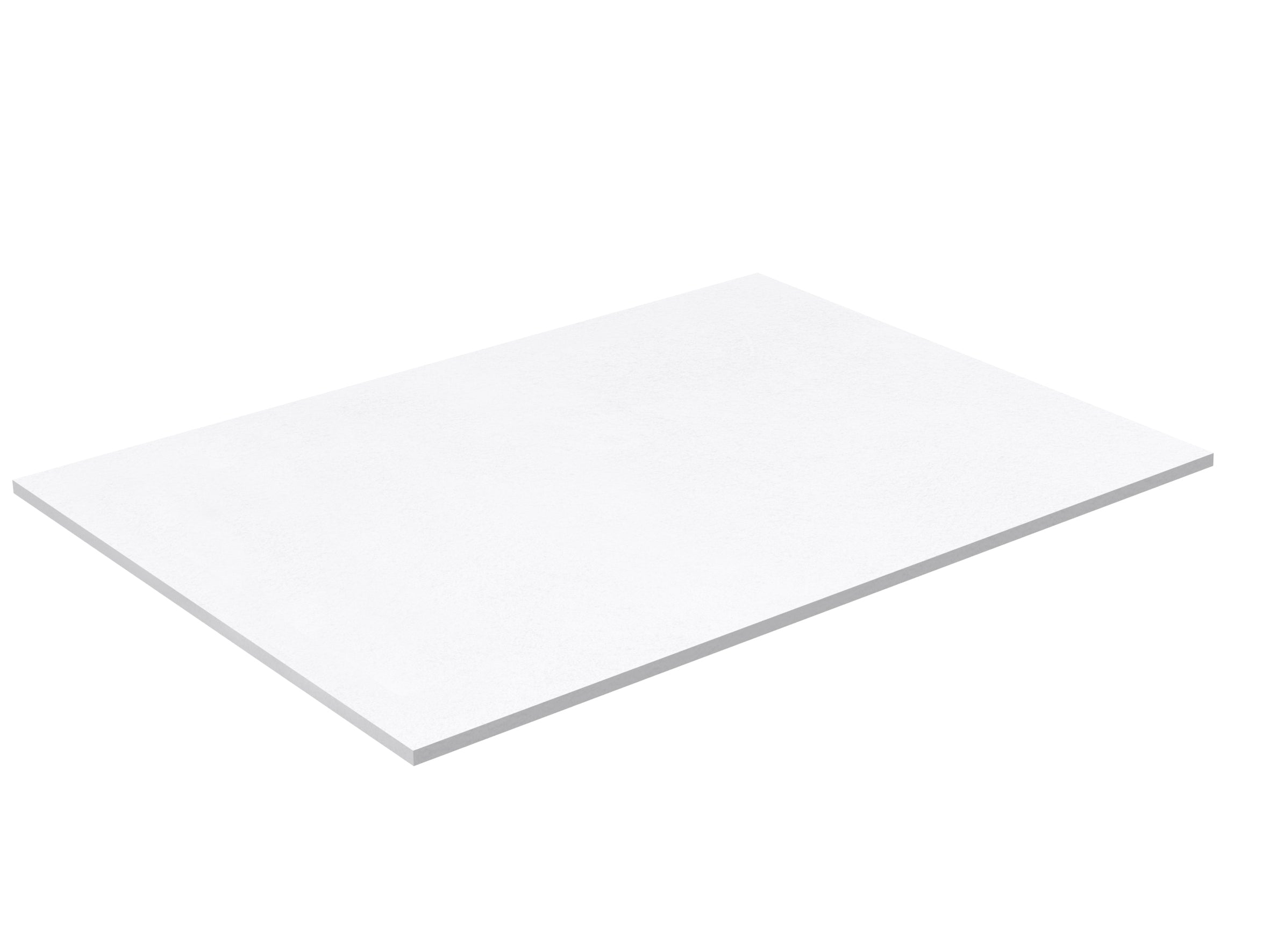 SanoBlu HPL wastafelblad 60 cm mat wit