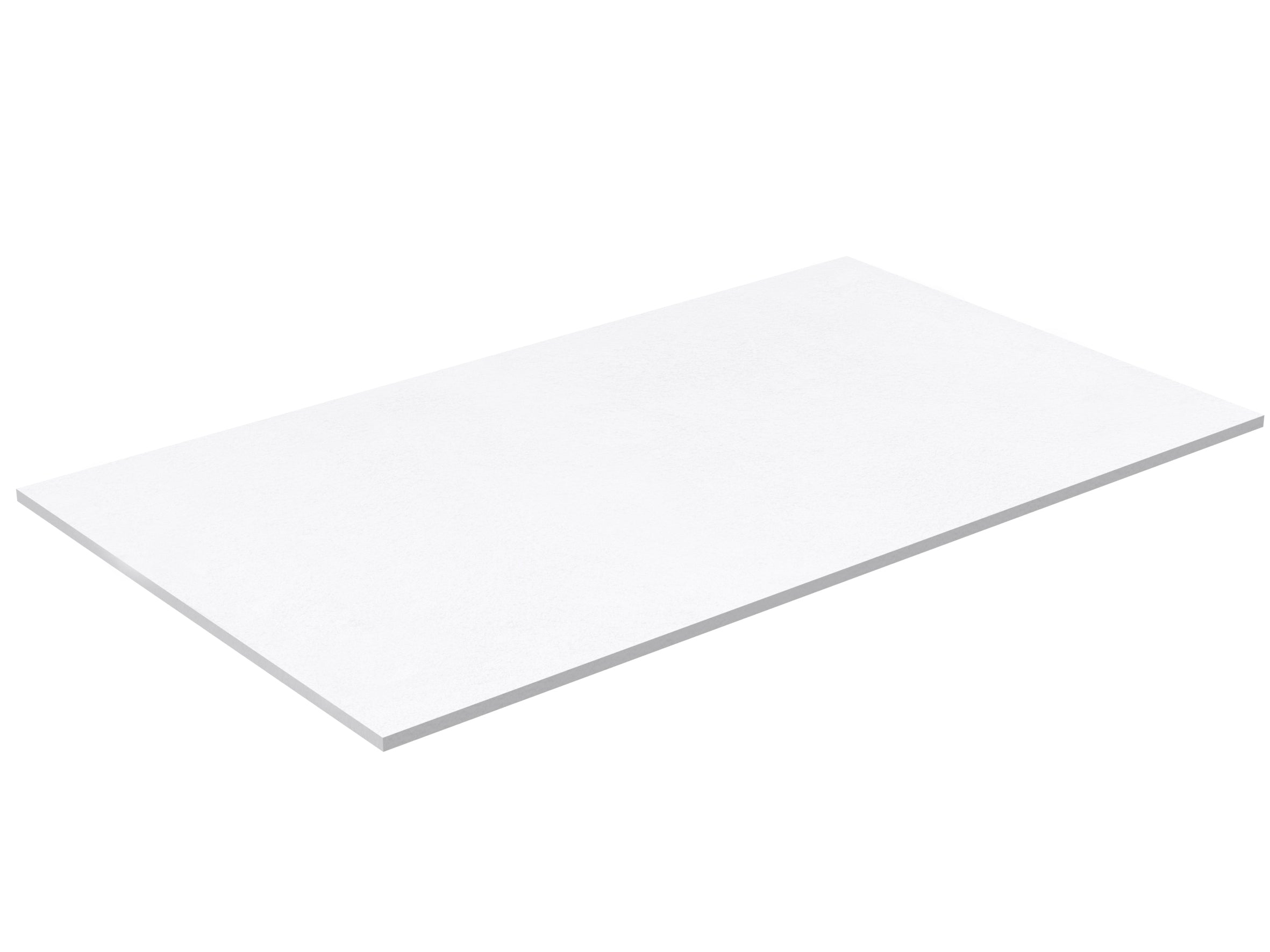 SanoBlu HPL wastafelblad 80 cm mat wit