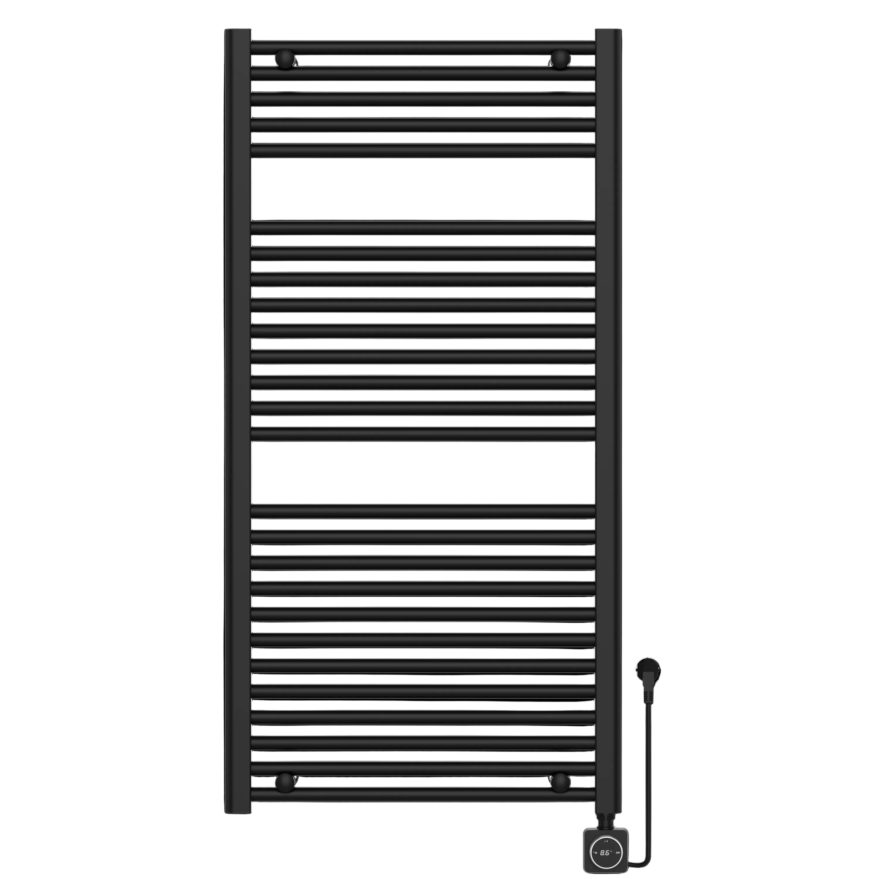 SanoTerra Evo elektrische radiator met smart wifi 118,5x60 cm mat zwart 700W 5