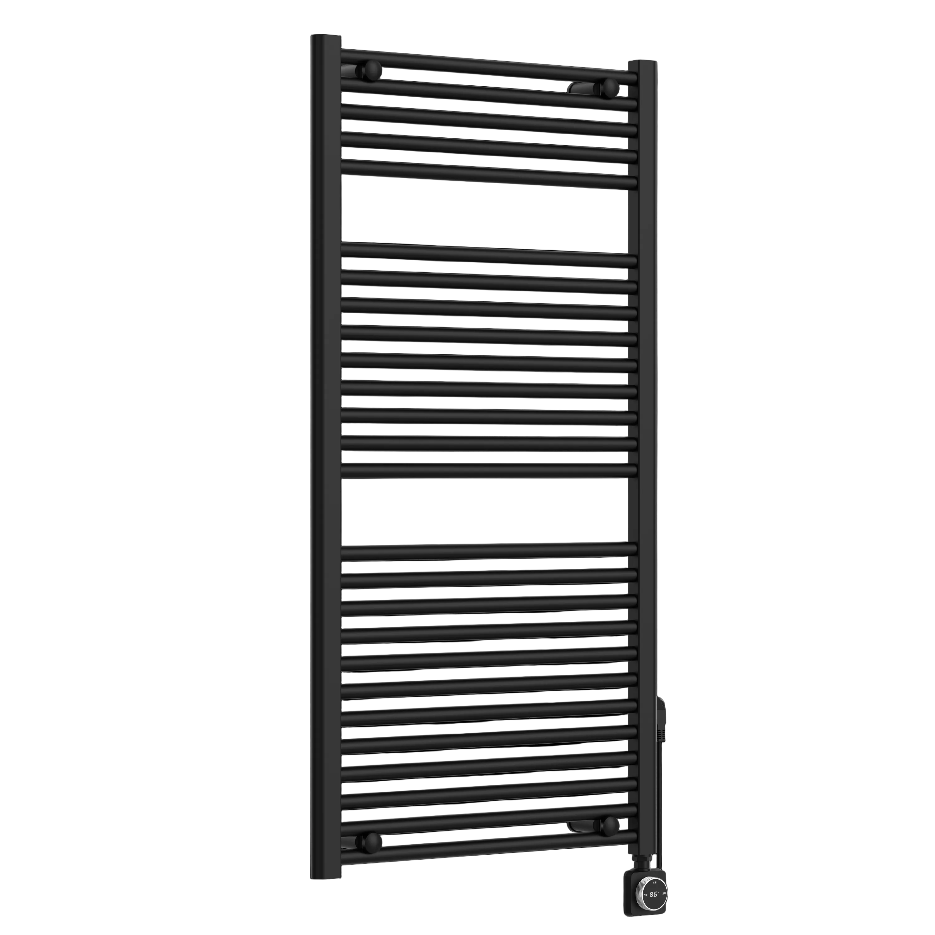 SanoTerra Evo elektrische radiator met smart wifi 118,5x60 cm mat zwart 700W 4