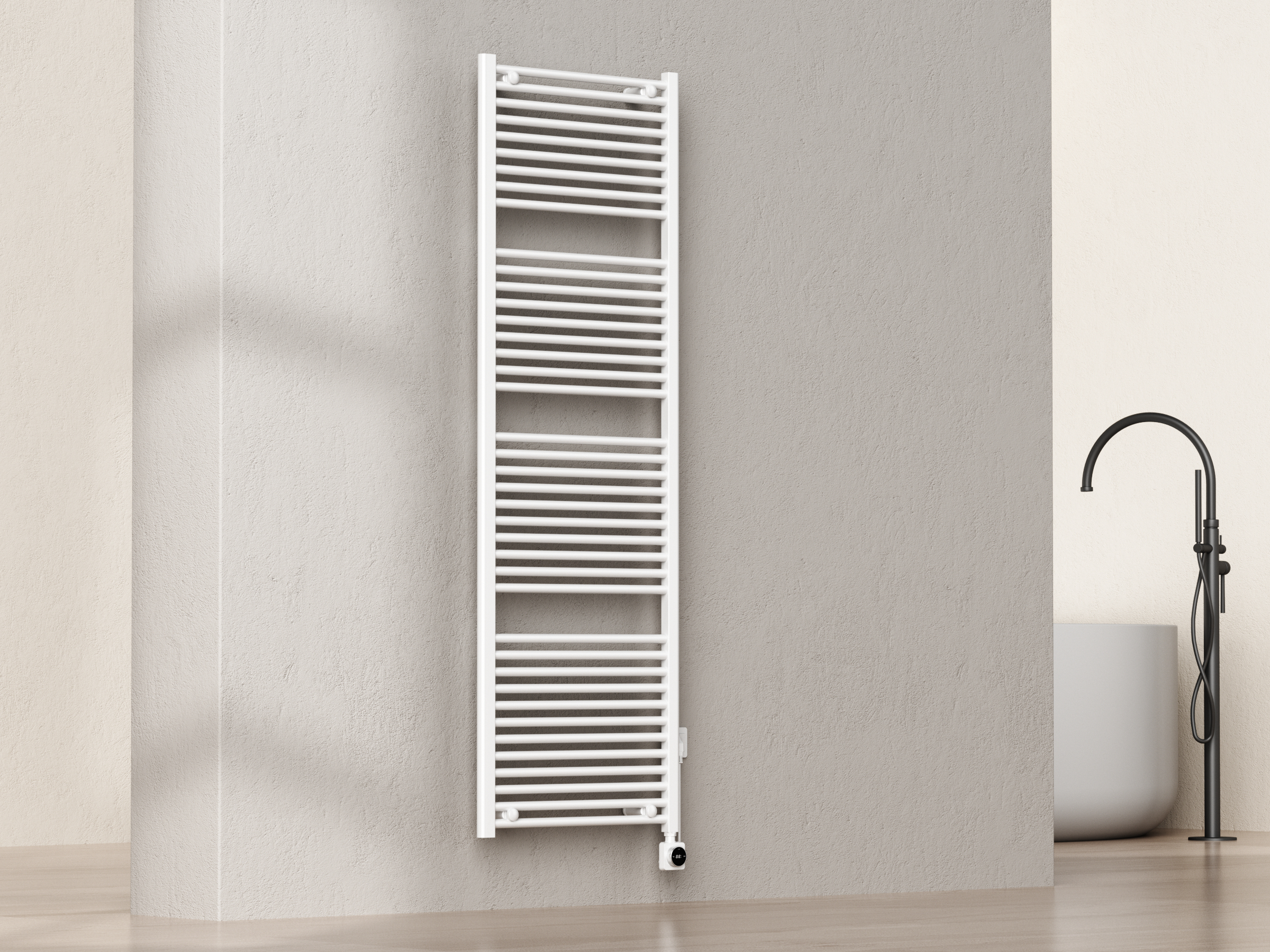 SanoTerra Evo elektrische radiator met smart wifi 181,7x60 cm wit 1000W