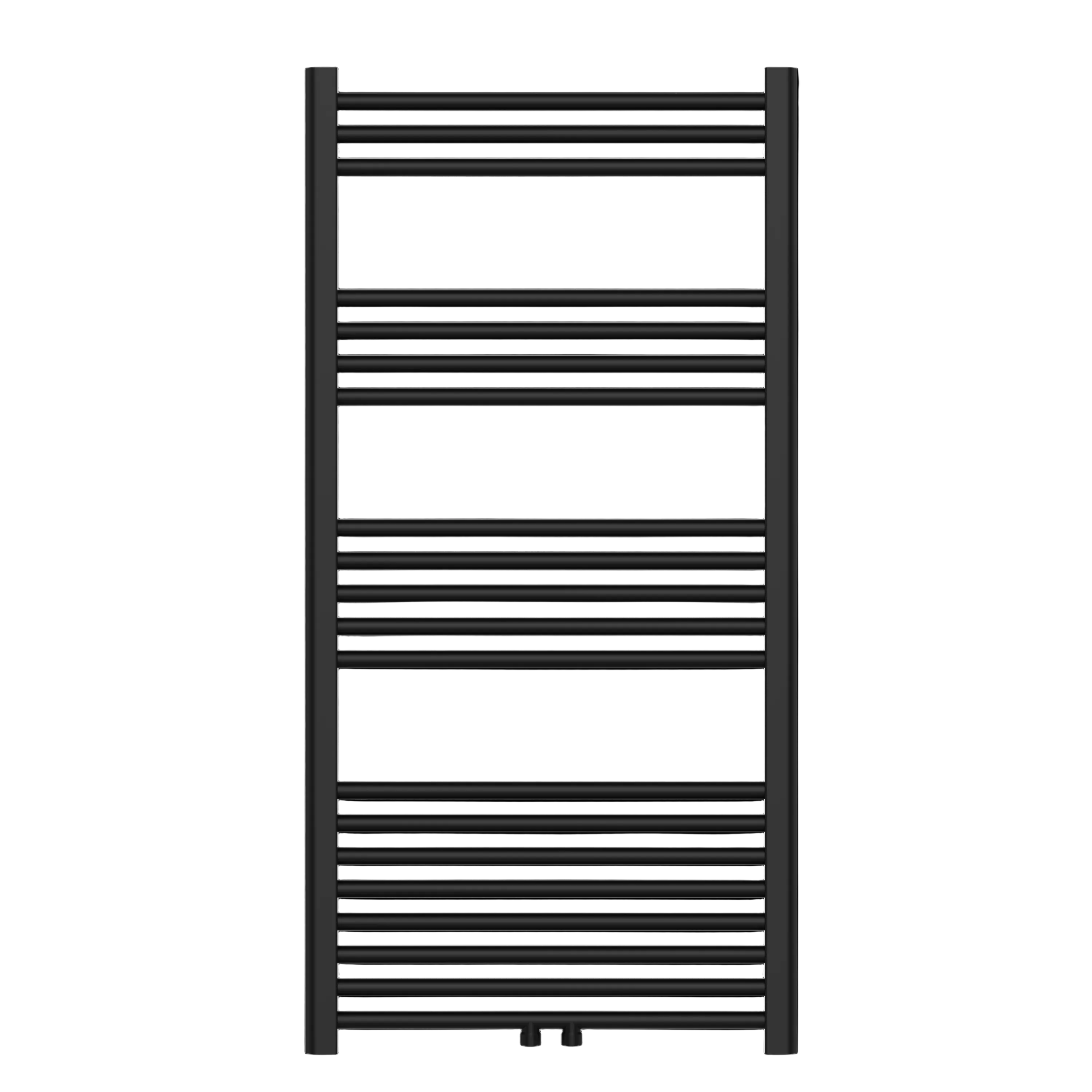 Sanoterra Fero design radiator 120x60 cm mat zwart  524W midden/zij aansluiting