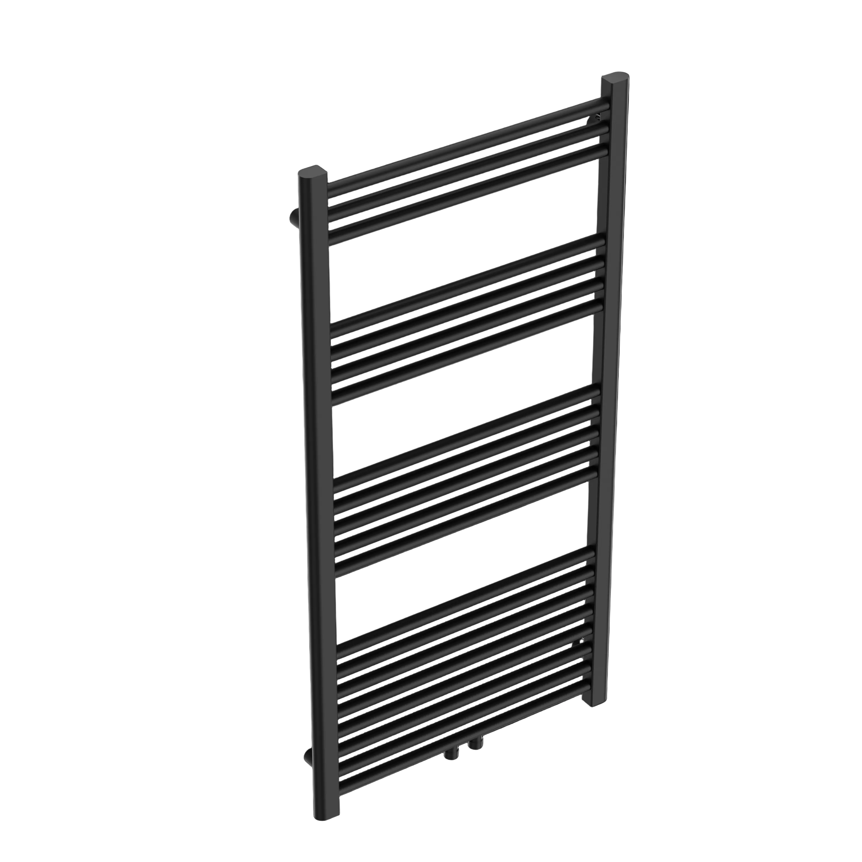 Sanoterra Fero design radiator 120x60 cm mat zwart  524W midden/zij aansluiting 4