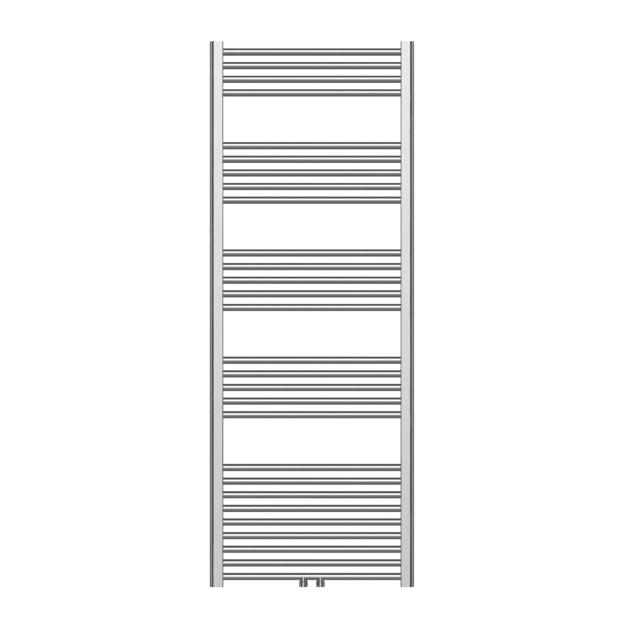 Sanoterra Fero design radiator 160x60 cm geborsteld RVS 724W midden/zij aansluiting 4
