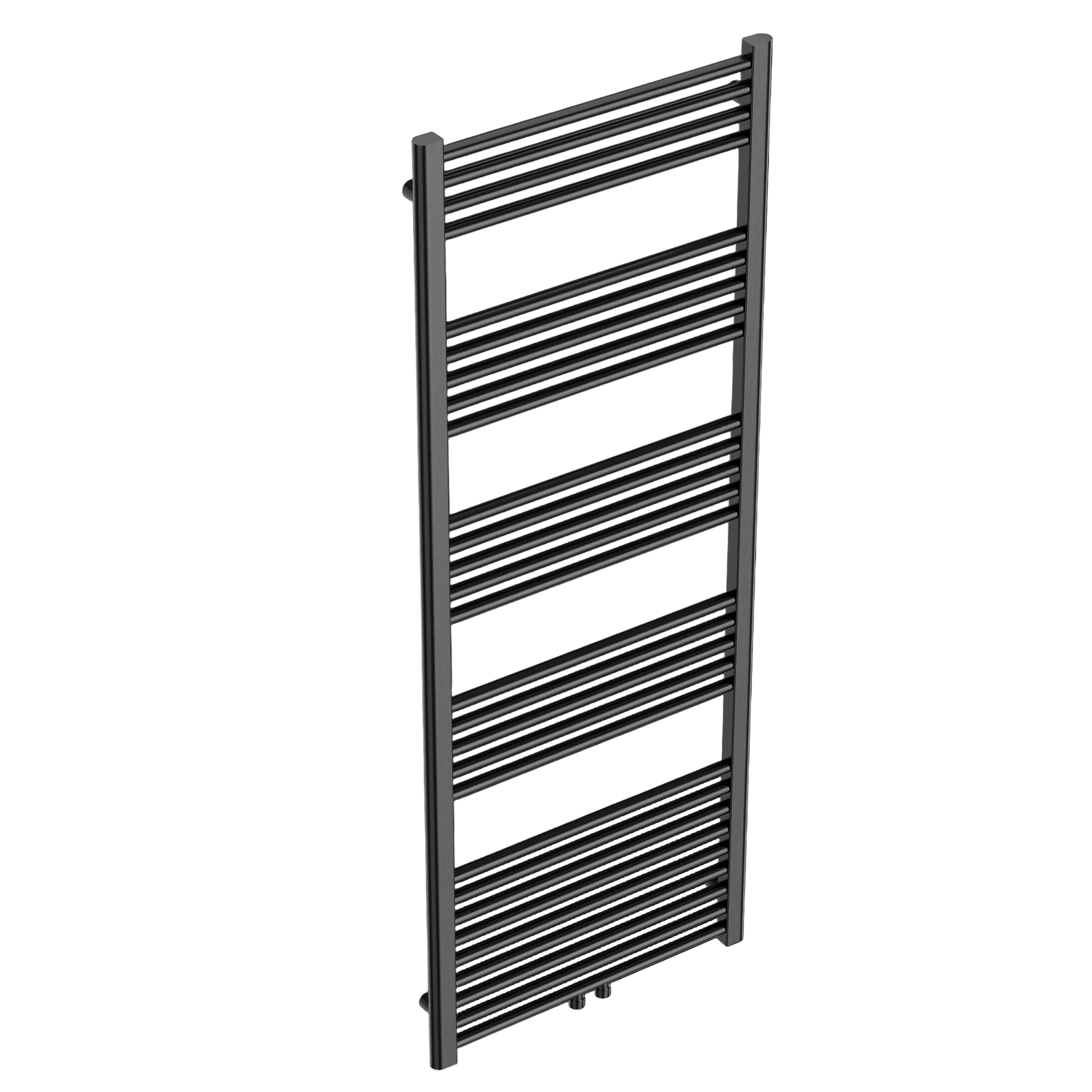 Sanoterra Fero design radiator 160x60 cm gun metal 724W midden/zij aansluiting 3