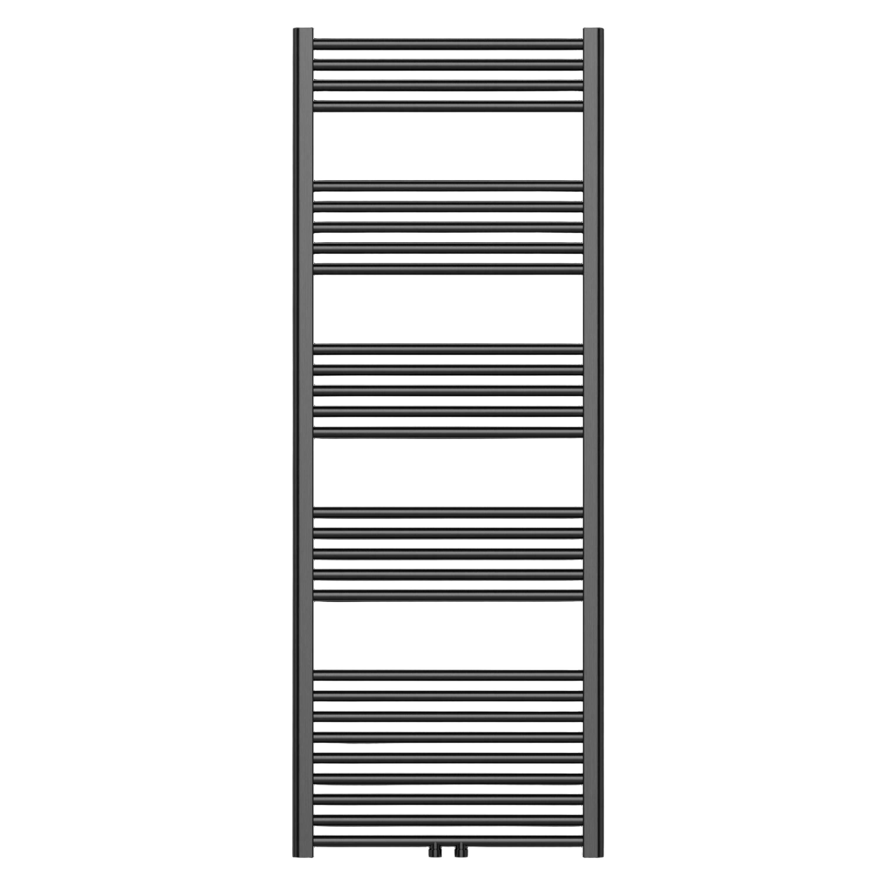Sanoterra Fero design radiator 160x60 cm gun metal 724W midden/zij aansluiting 4