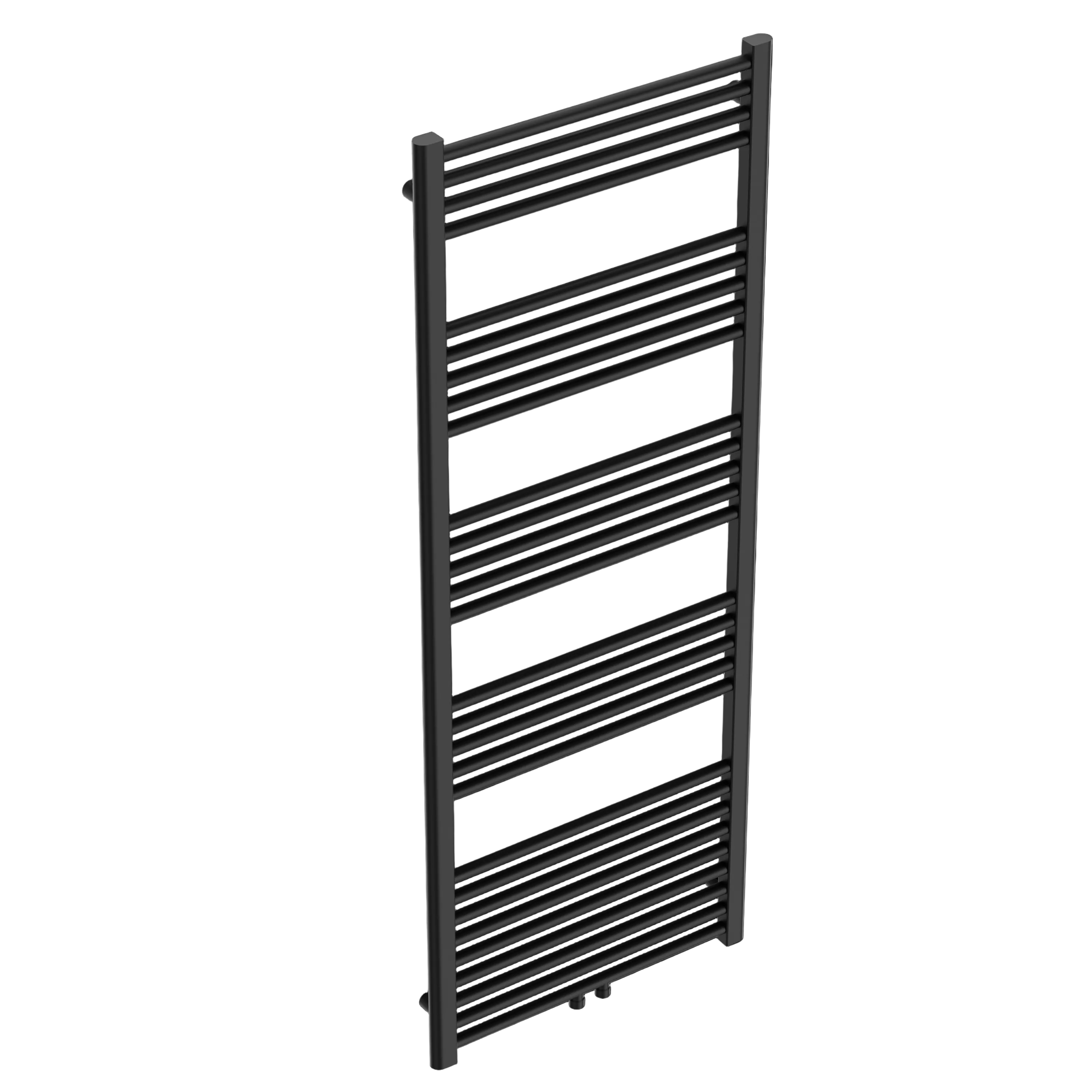 Sanoterra Fero design radiator 160x60 cm mat zwart  724W midden/zij aansluiting 4
