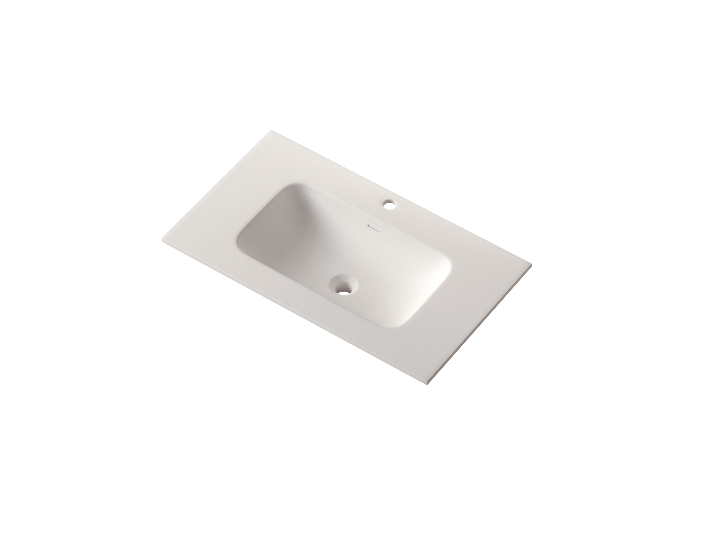 SanoBlu Lima wastafelmeubel 80 cm zwart walnoot met solid surface wastafel 9