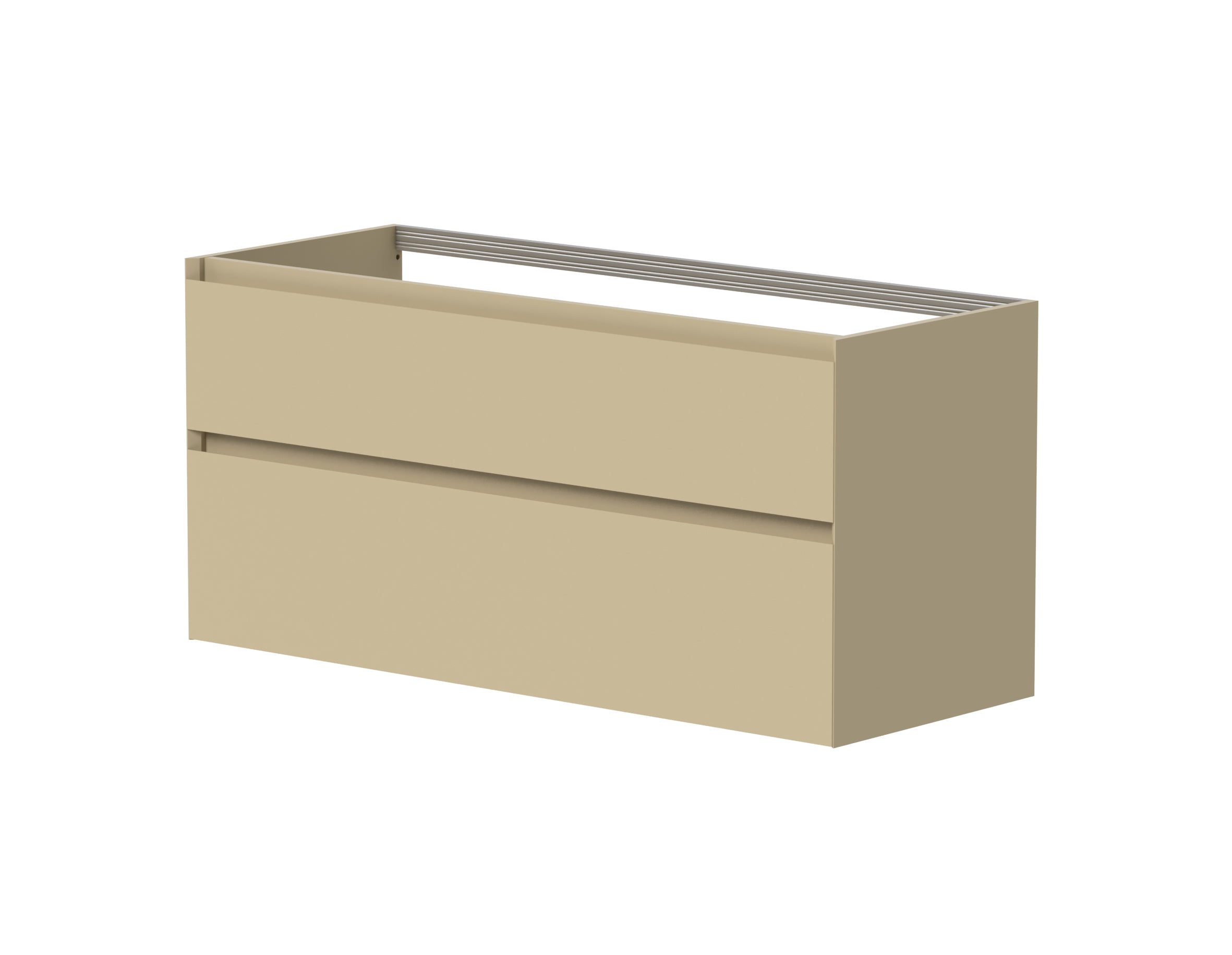 SanoBlu Pure wastafelmeubel 120 cm linnen met corian wastafel