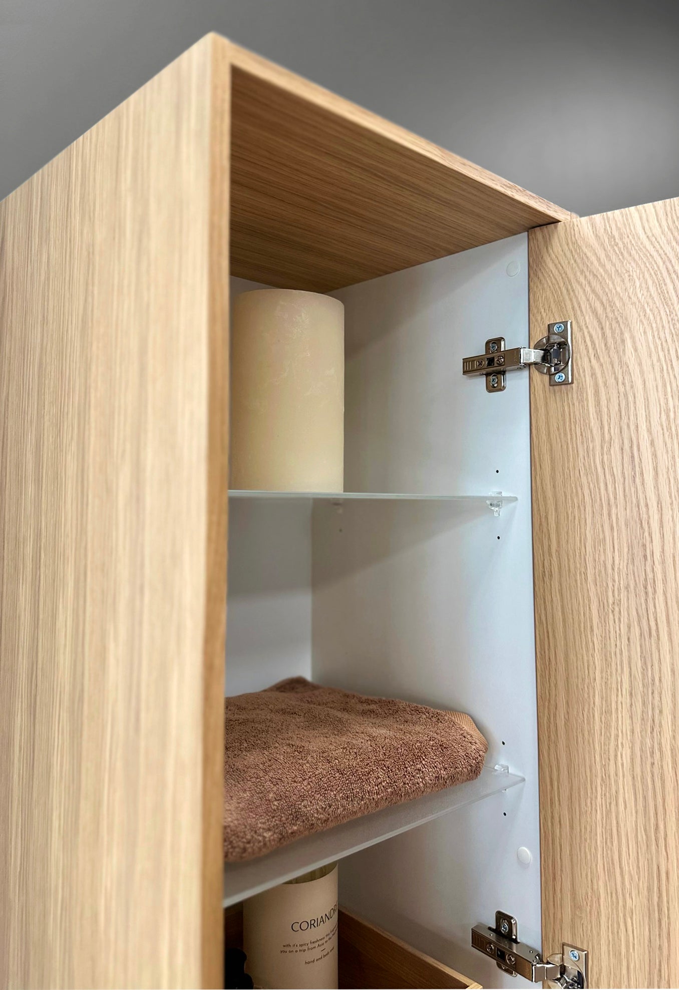 SanoBlu Riva badkamerkast 160x37,6x36,9cm echt eikenfineer naturel 5