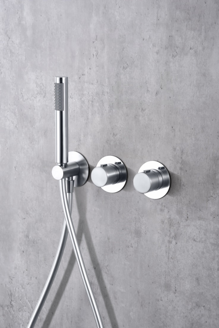 SanoBlu Flow inbouw regendouche chroom met 30 cm douchekop