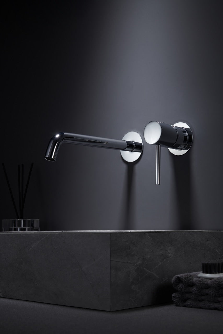 SanoBlu Flow inbouw wastafelkraan chroom 3