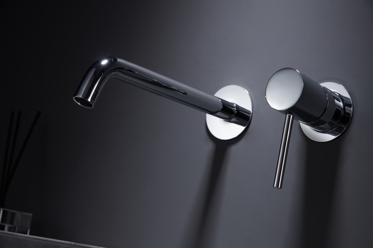 SanoBlu Flow inbouw wastafelkraan chroom 4