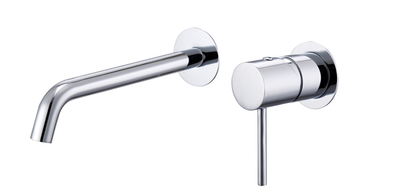 SanoBlu Flow inbouw wastafelkraan chroom 6