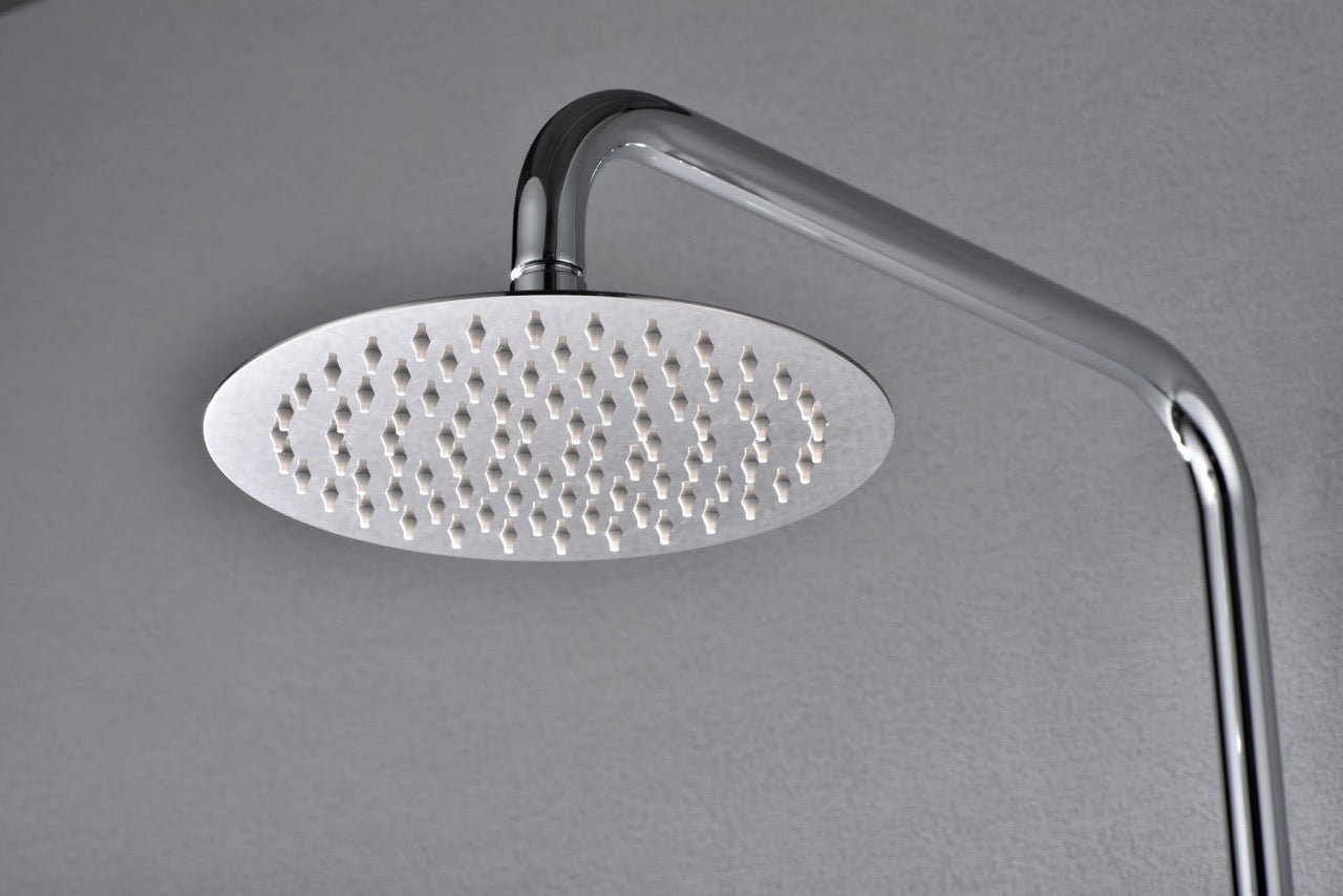 SanoBlu Flow opbouw regendouche chroom met 30 cm douchekop 5