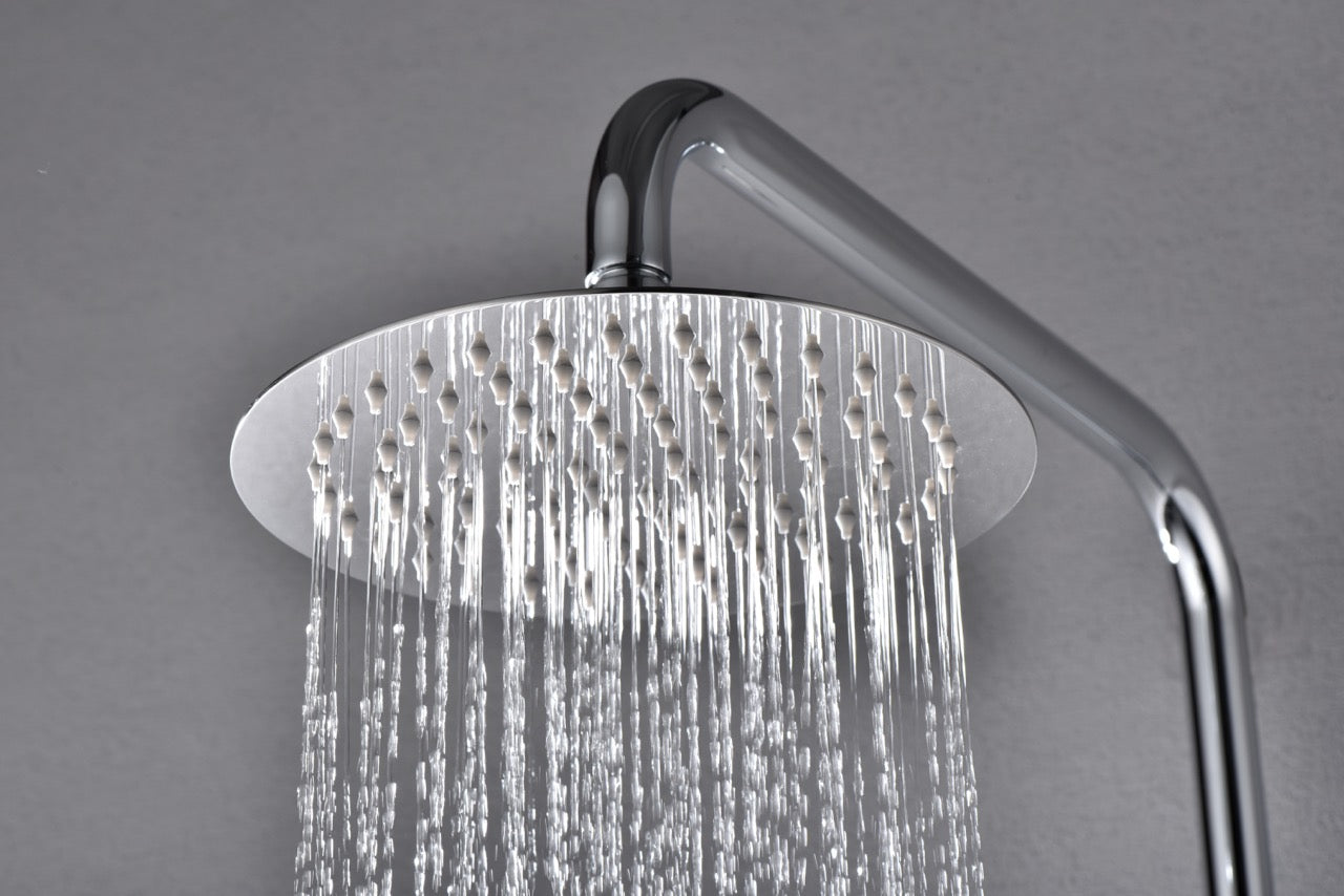 SanoBlu Flow opbouw regendouche chroom met 25 cm douchekop 5