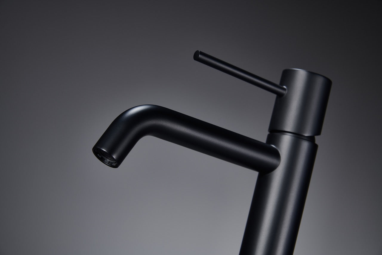 SanoBlu Flow wastafelkraan mat zwart 5