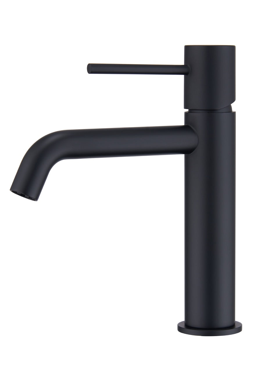 SanoBlu Flow wastafelkraan mat zwart 7