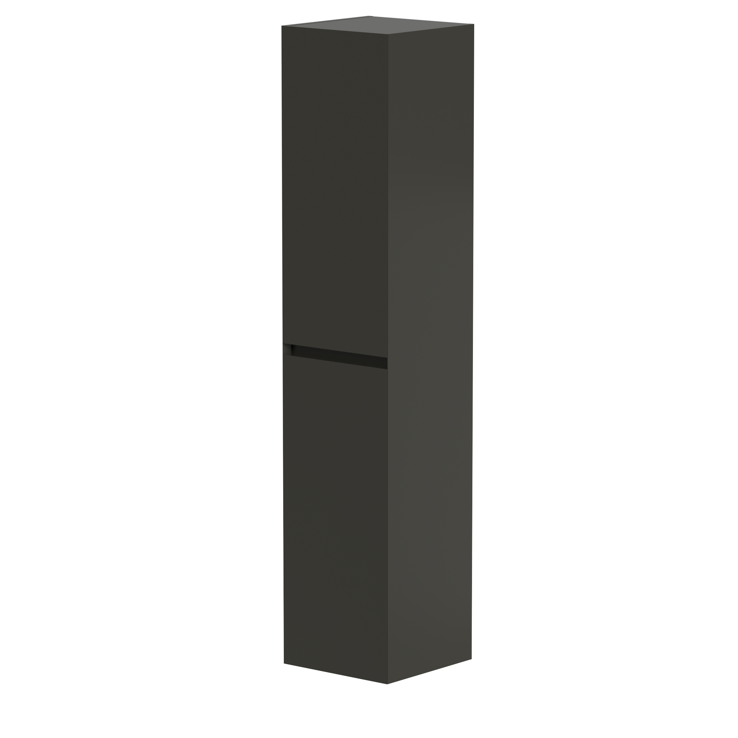 SanoBlu Pure badkamerkast 166x35x35cm antracietgrijs