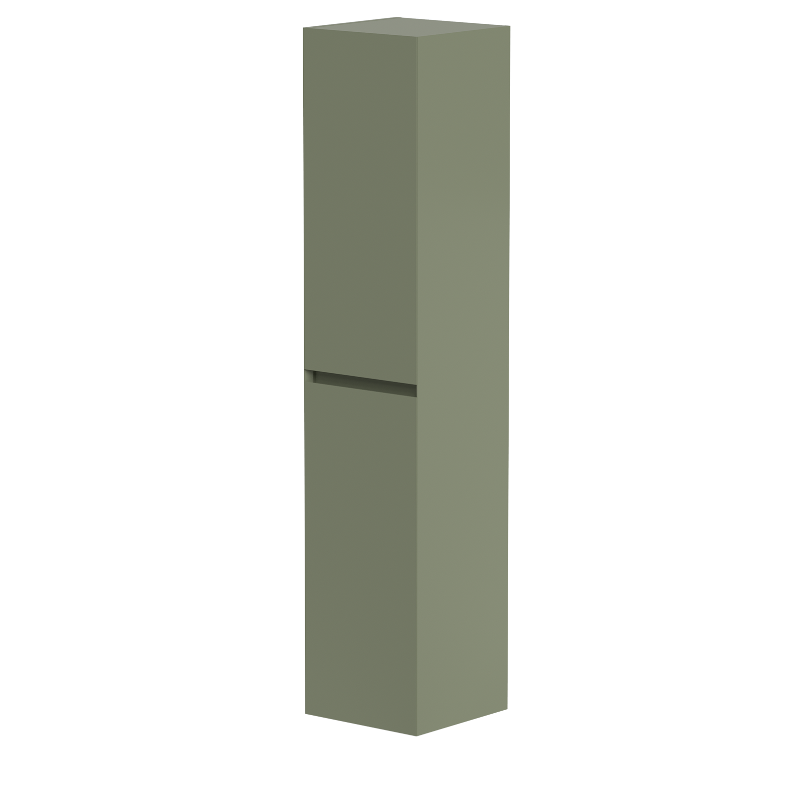 SanoBlu Pure badkamerkast 166x35x35cm savanne groen