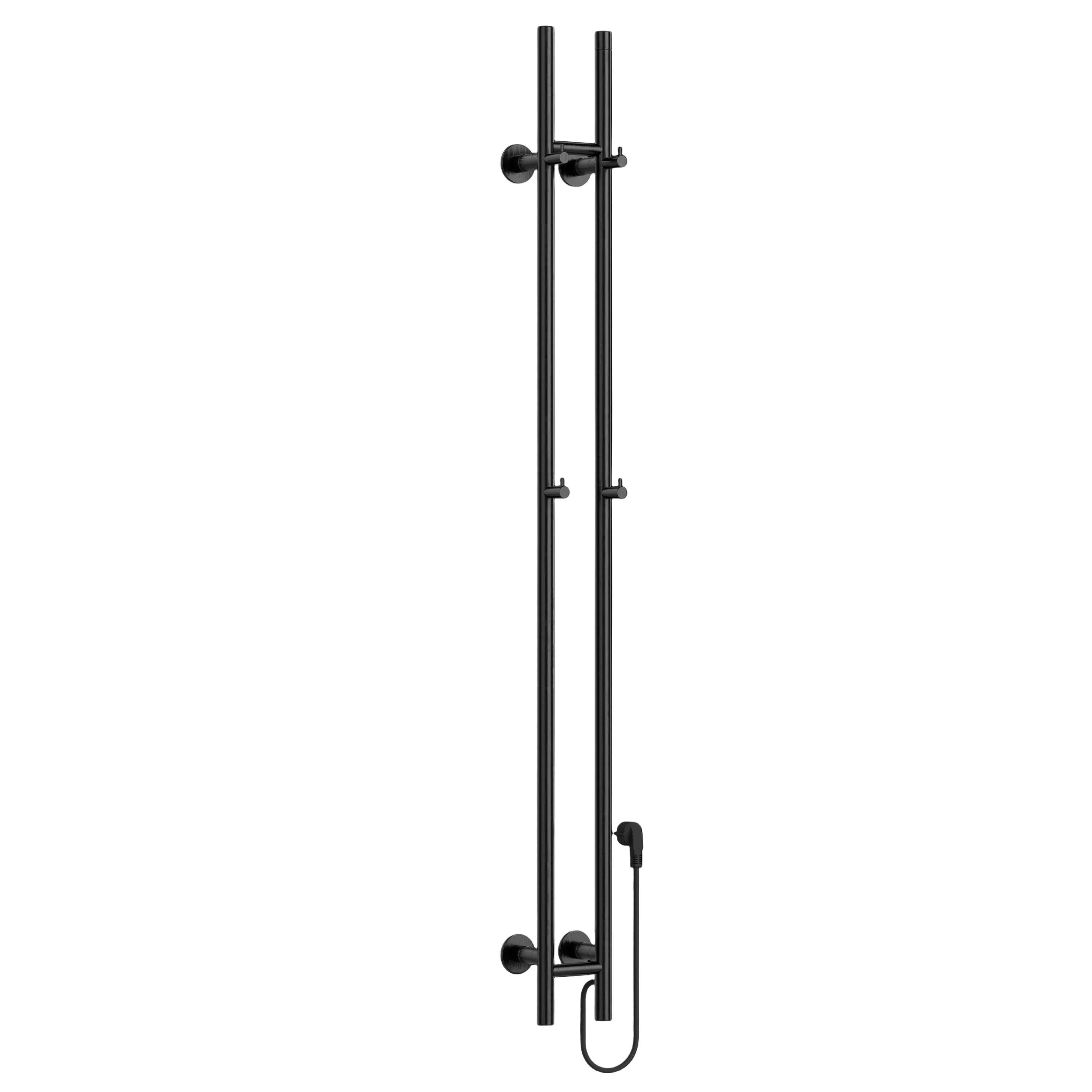 SanoTerra Aero elektrische dubbele staafhanddoekradiator 150cm gun metal 120W 4