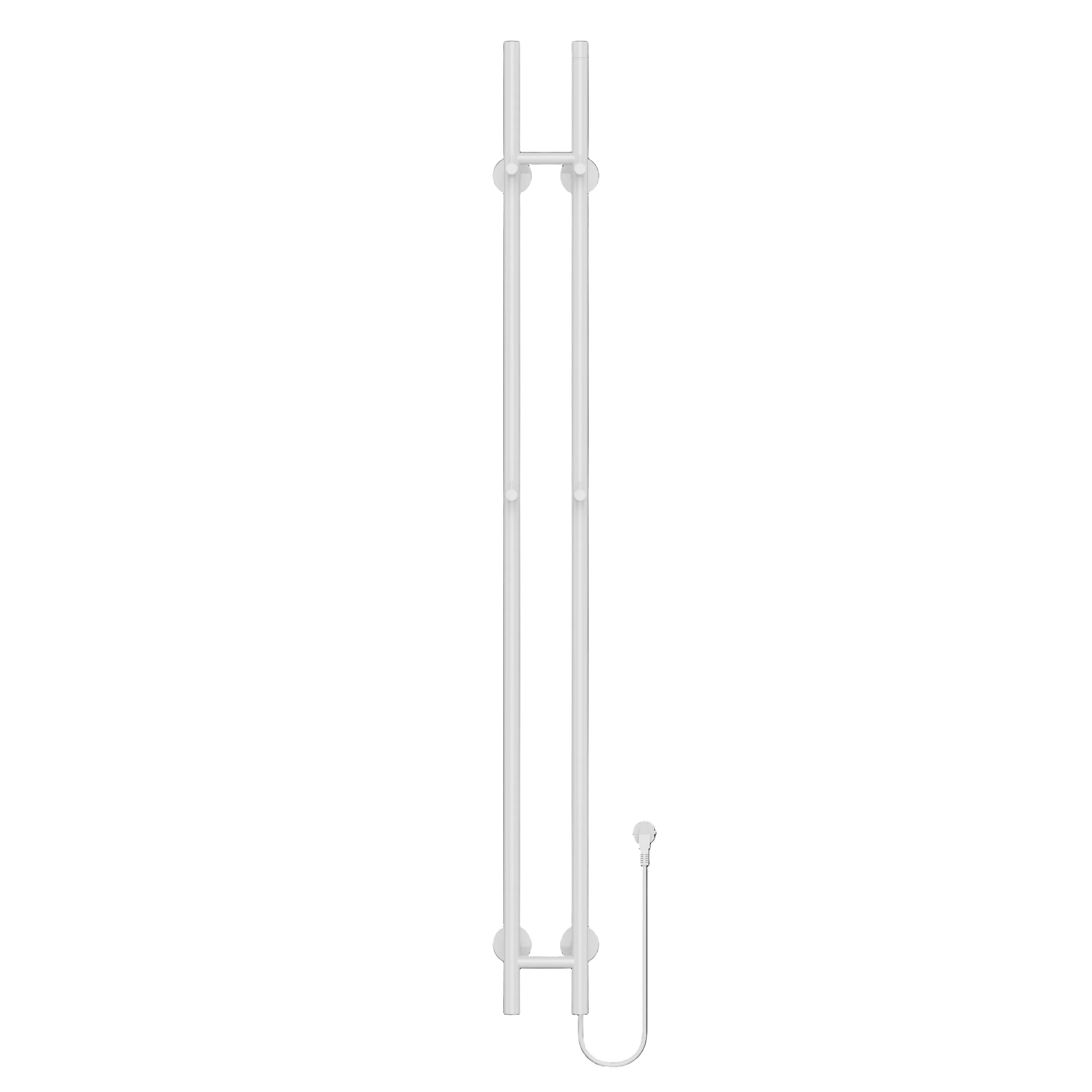 SanoTerra Aero elektrische dubbele staafhanddoekradiator 150cm wit 120W