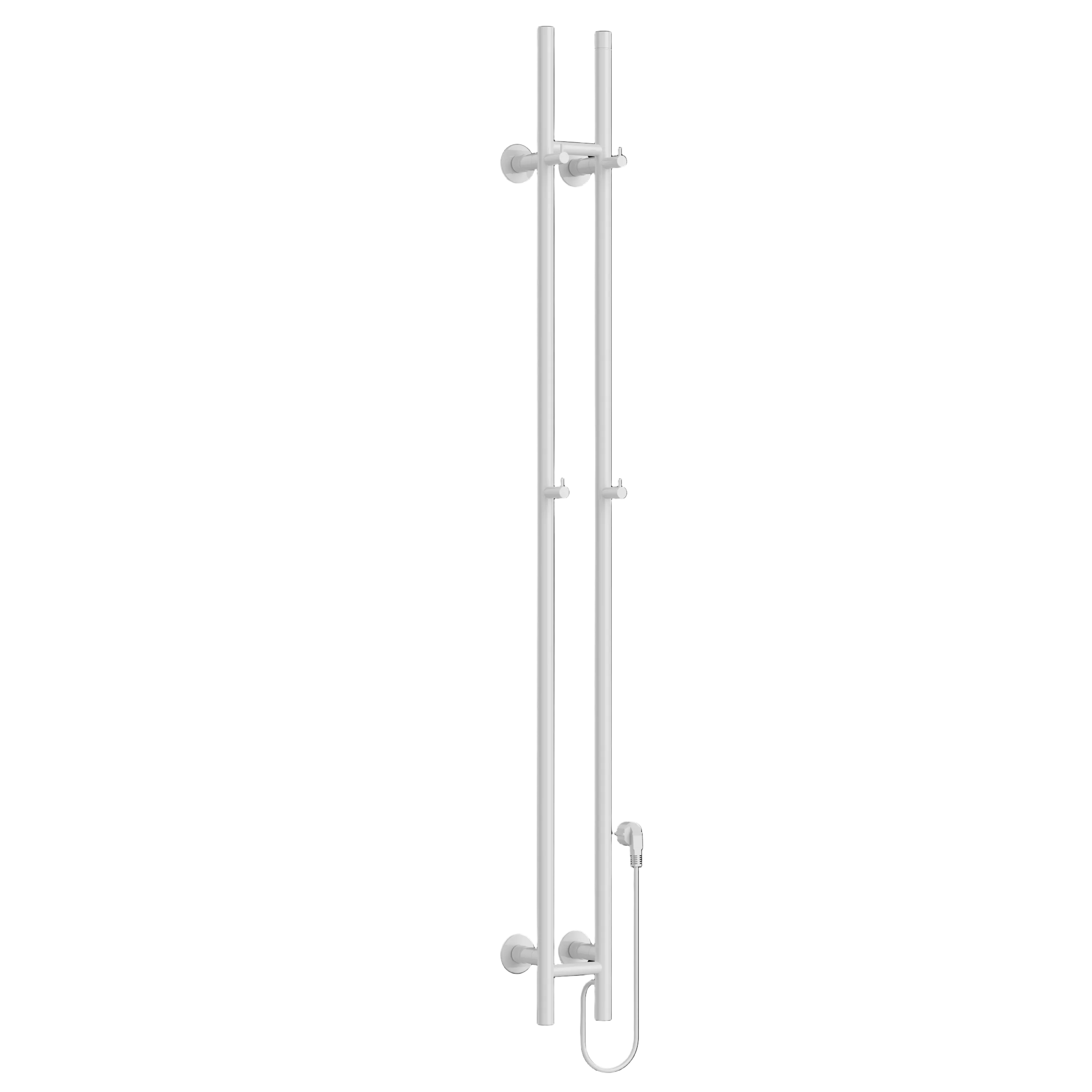SanoTerra Aero elektrische dubbele staafhanddoekradiator 150cm wit 120W 4