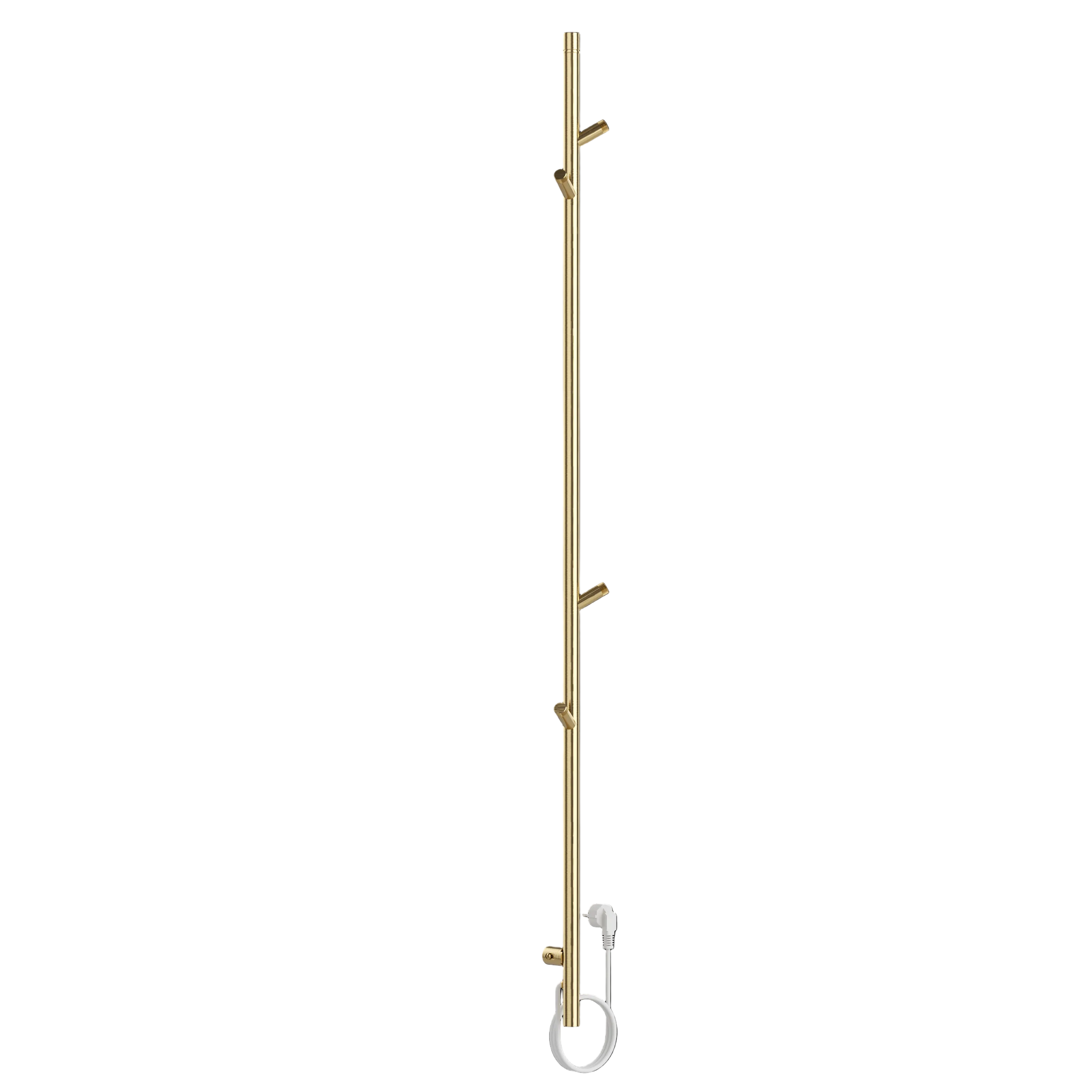SanoTerra Aero elektrische staafhanddoekradiator 150cm geborsteld goud 60W