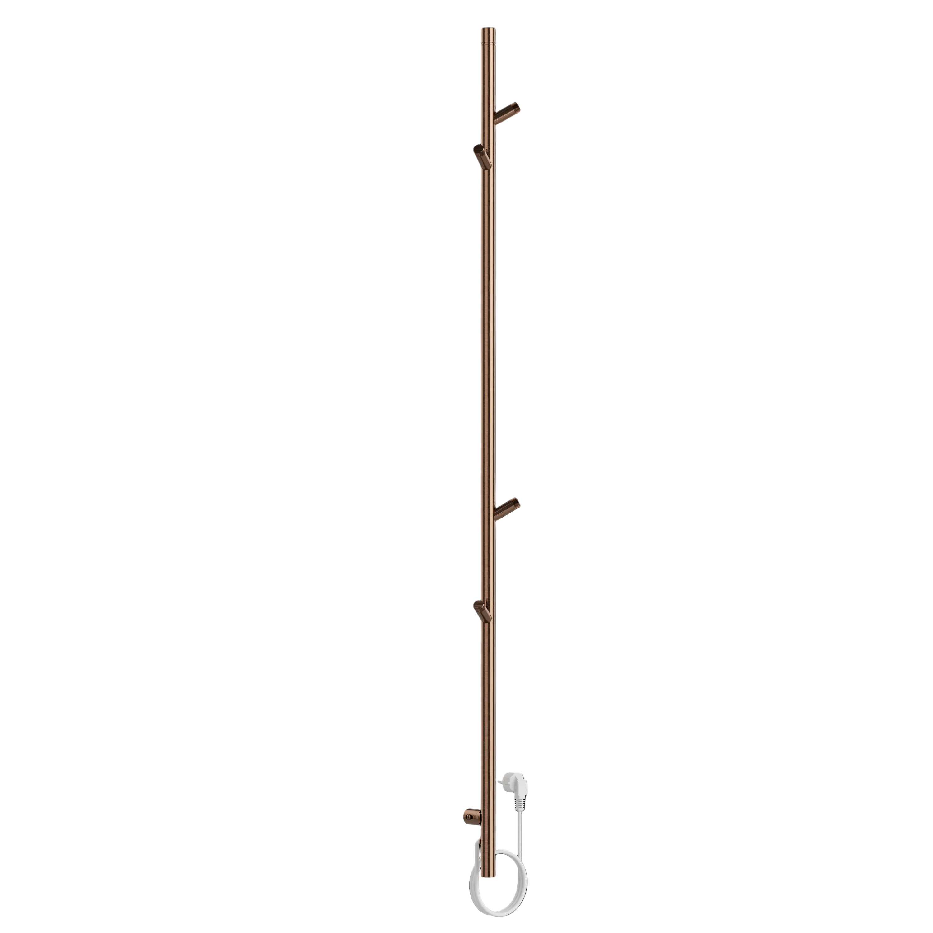 SanoTerra Aero elektrische staafhanddoekradiator 150cm geborsteld koper 60W 4