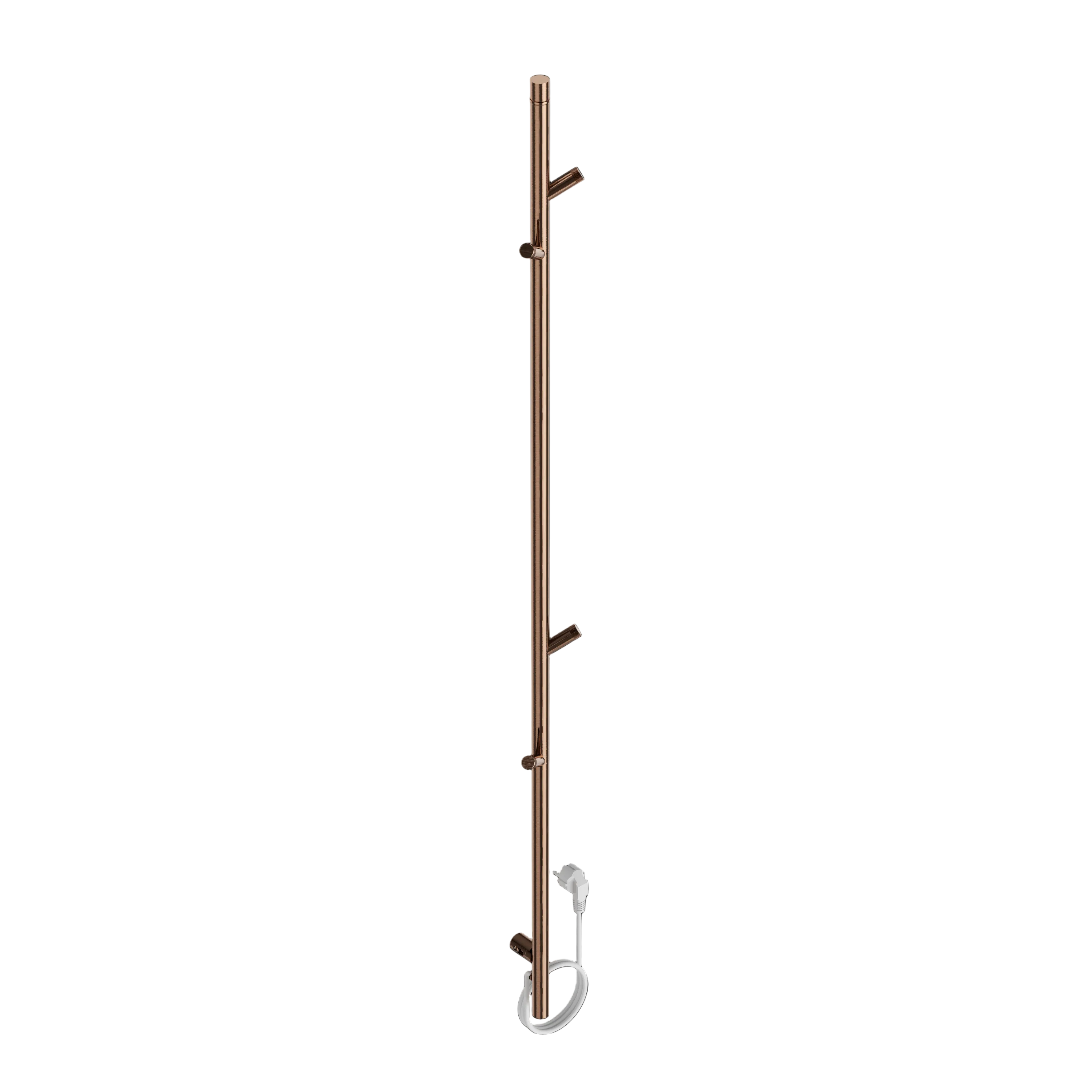 SanoTerra Aero elektrische staafhanddoekradiator 150cm geborsteld koper 60W 5