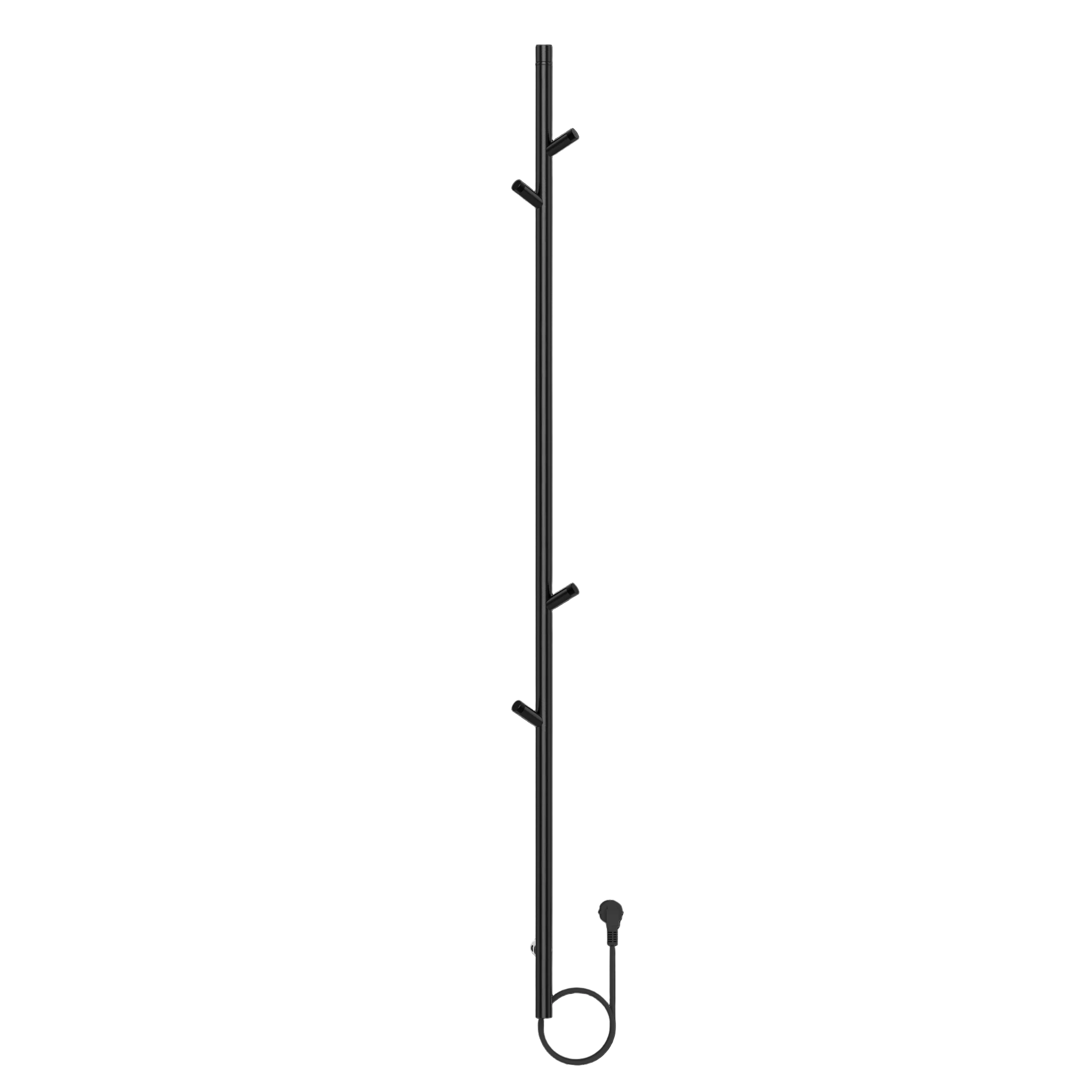 SanoTerra Aero elektrische staafhanddoekradiator 150cm gun metal 60W 5