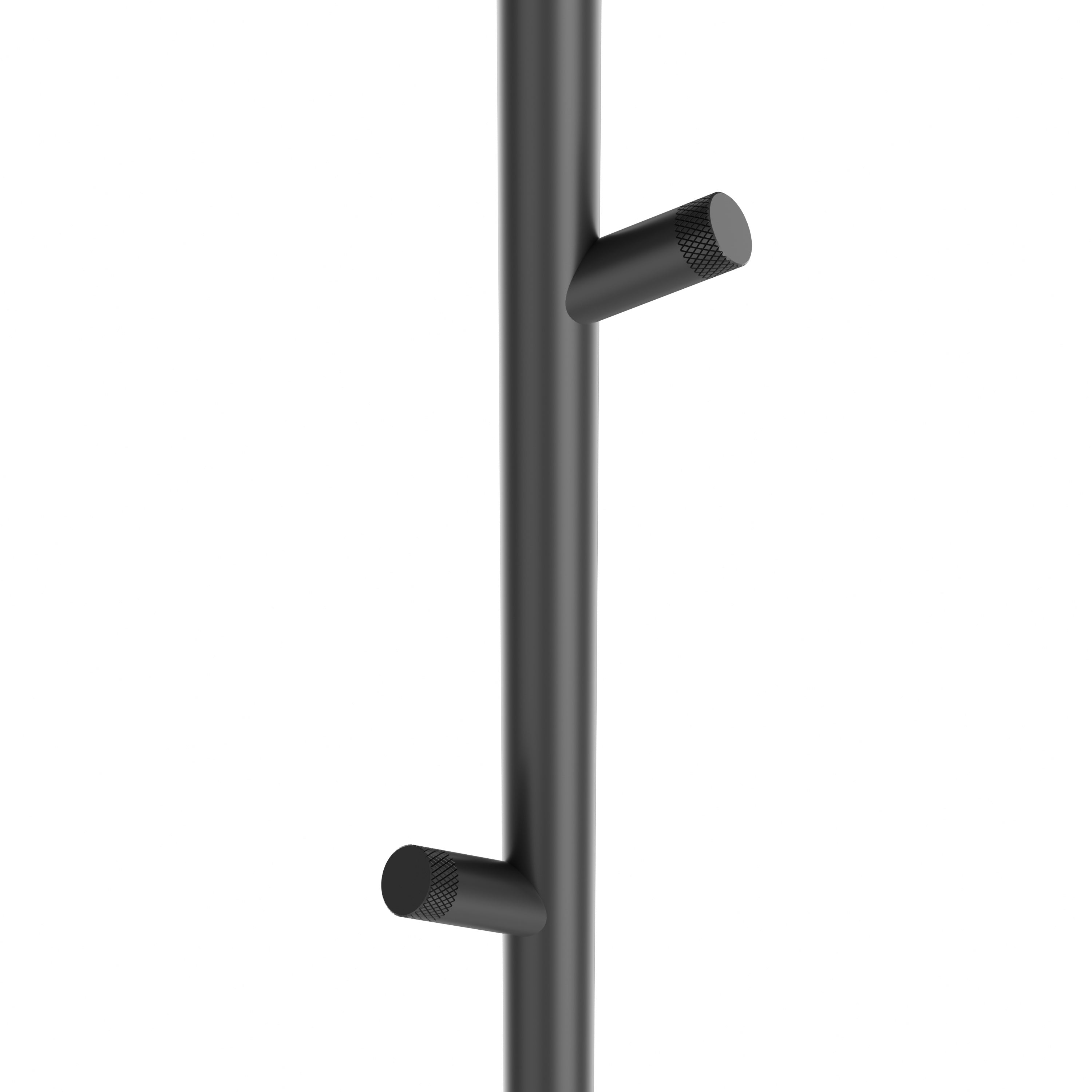 SanoTerra Aero elektrische staafhanddoekradiator 150cm mat zwart 60W 3
