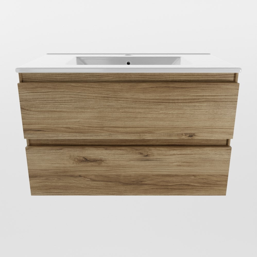SanoBlu Sella badkamer meubel 80 cm Chai met keramische wastafel 4