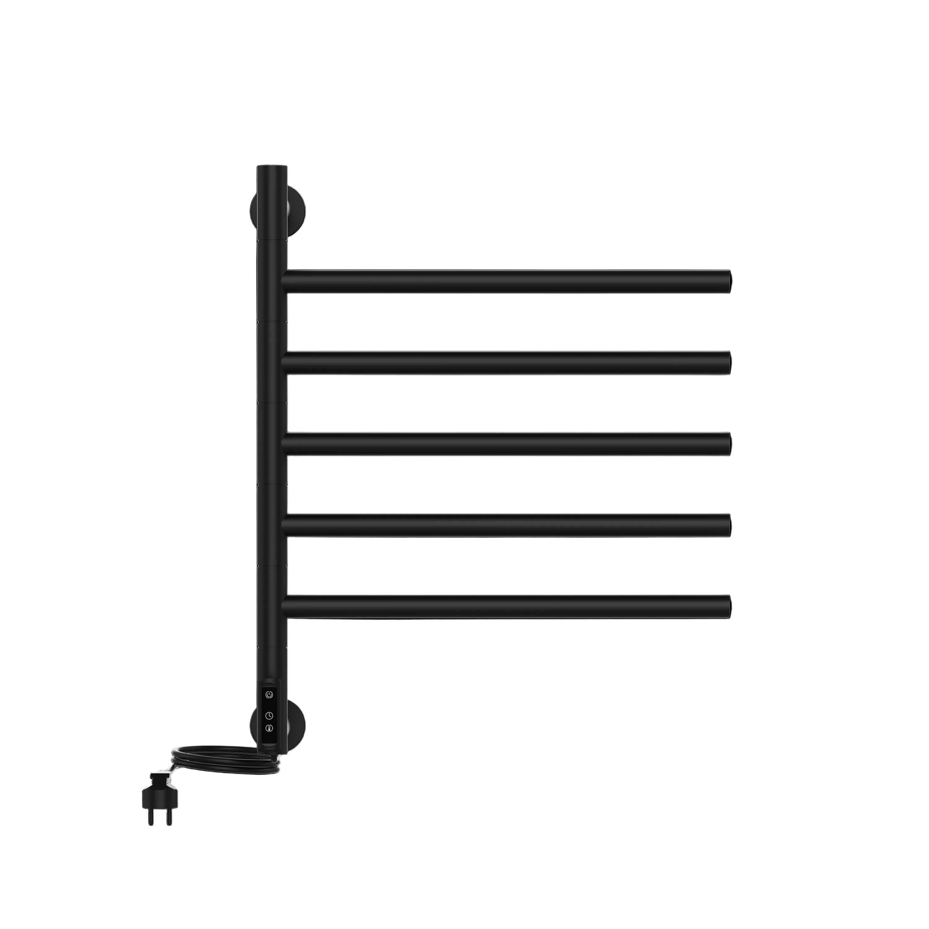 SanoTerra Lumo elektrische design radiator 62x52cm mat zwart 75W