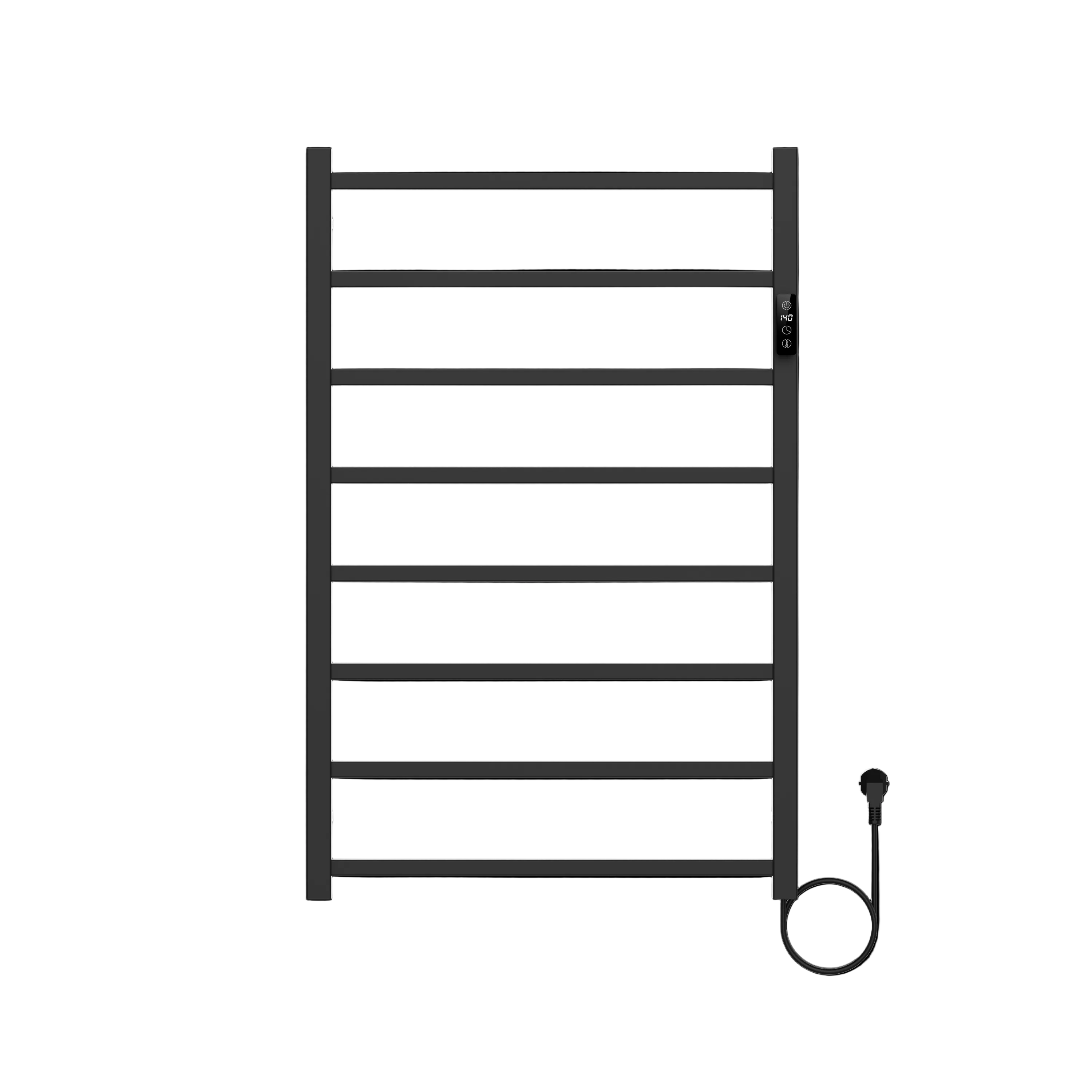 SanoTerra Nova elektrische design radiator 92x60 cm mat zwart 200W
